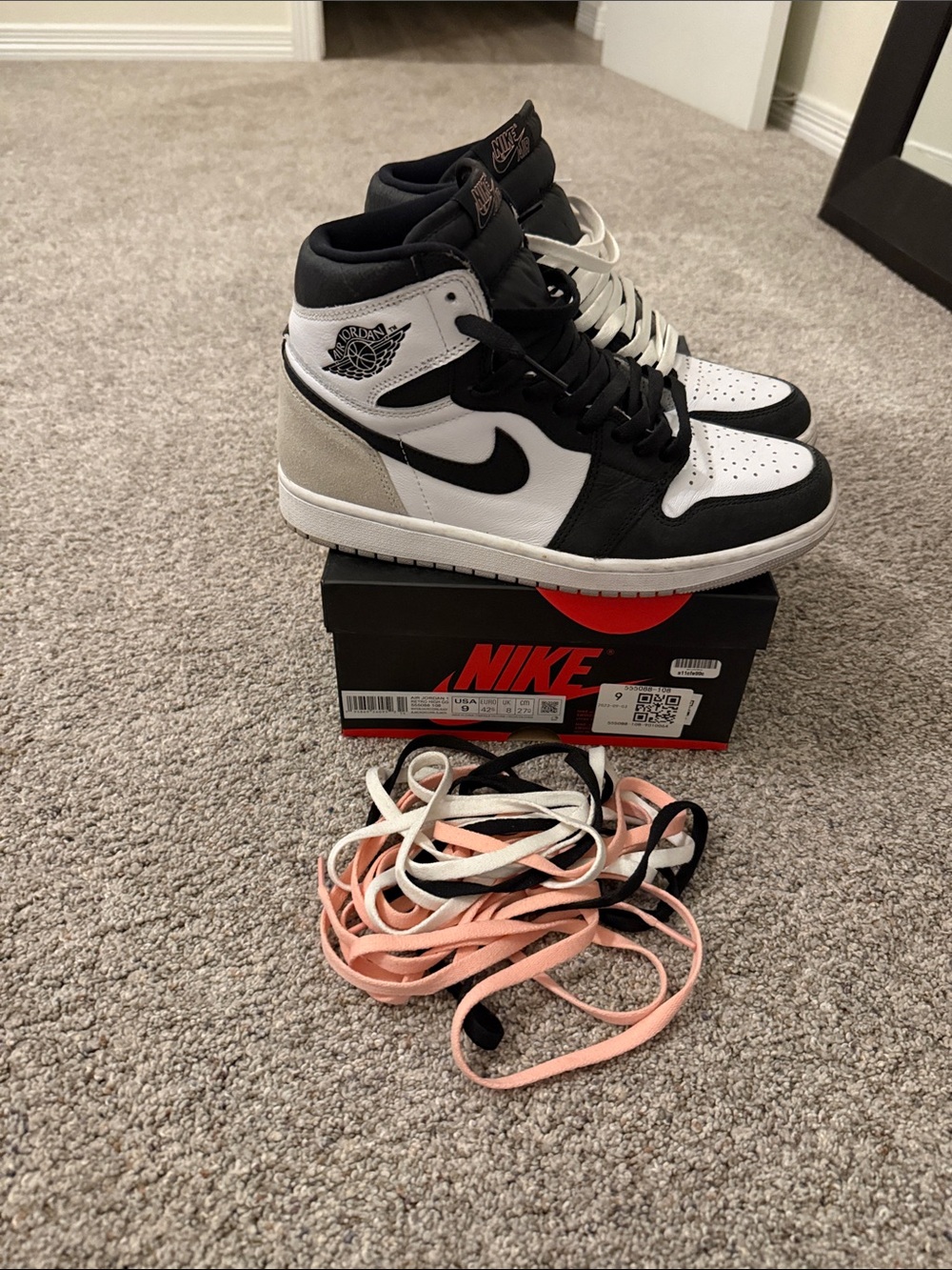 Air Jordan Men’s 1 Retro High OG 'Stage Haze' size 9